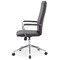 Officesource Ridge Collection Executive High Back Task Chair w/Chrome Frame and Ribbed Back 05RG2QHAVBK - alternate 5